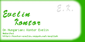 evelin kontor business card